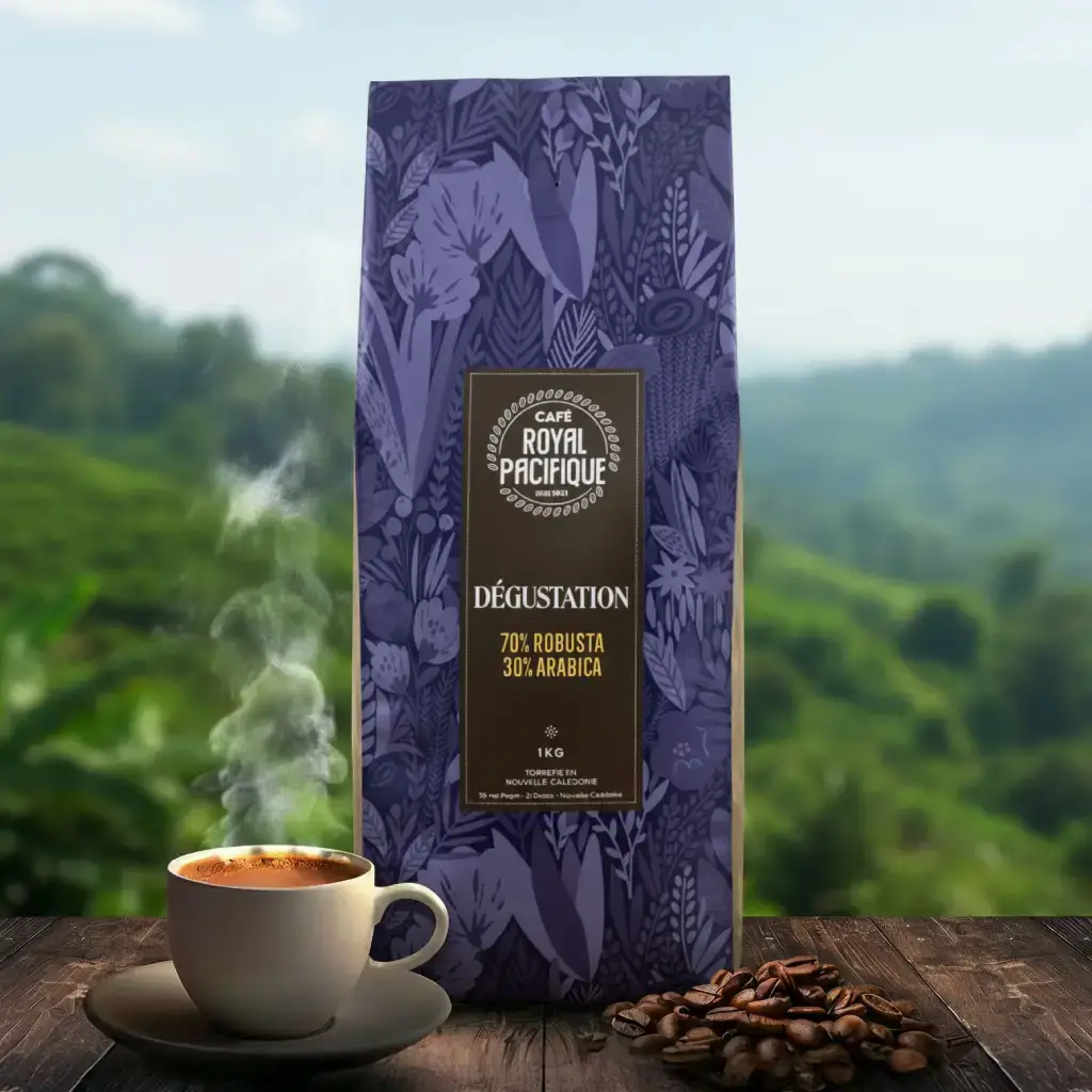 70% robusta - 30% arabica